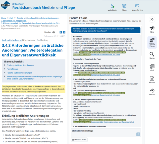 Forum Fokus screen frage Gesundheit Forum Fokus screen frage Gesundheit